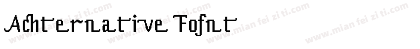 Alternative Font字体转换